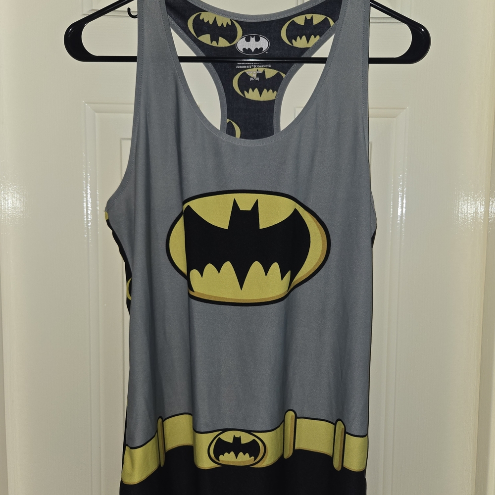 Batman Logo Tank Top And Shorts Pajama Set
